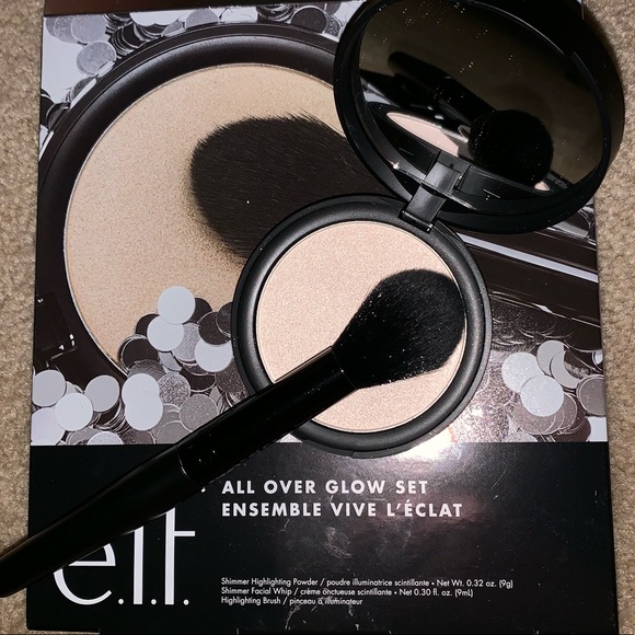 ELF Other - 💐 Elf Limited Edition highlighter compact w brush